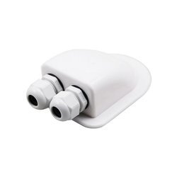 Dachadapter für Solarleitungen/Kabel  Weiß