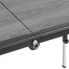 Brunner Dinemic Elùtop Campingtisch klappbar 124 x 70 cm - Aluminium, Wabenplatte, Höhe 56-85 cm