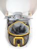 Separett Tiny Trenntoilette mit Urinbehälter 7,5 l, 12 V / 230 V