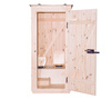 TROBOLO KitaBœm - Toilettenhäuschen aus Holz mit Trenntoilette und Kindertoilette mit 300 l Komposter
