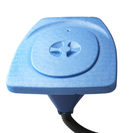 Separett Privy 500 Urintrenneinsatz mit isoliertem EPS Sitz, Blau
