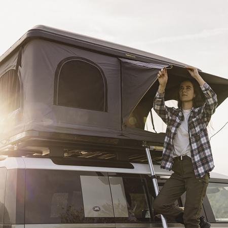 Horntools Dachzelt Themis 140 cm Hartschale Baumwolle und Leinen