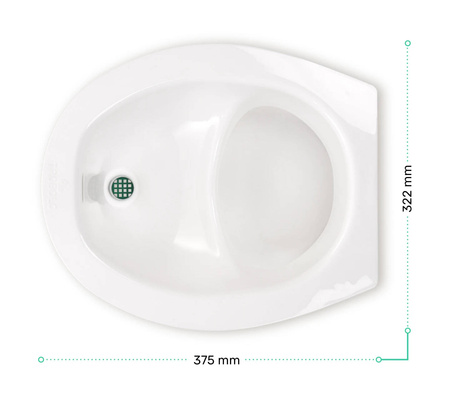 TROBOLO Urinseparator weiß - Einsatz für DIY Trenntoilette