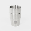 BOXIO CUP - Set mit 2 doppelwandigen Edelstahlbechern 300 ml für Camping