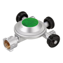 Niederdruckregler KLF x 3 x G 1/4 LH-KN 50 mbar Camping