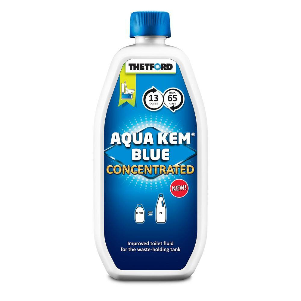 Thetford Aqua Kem Blue Konzentrat 780 ml - Sanitärzusatz für Kassettentoiletten