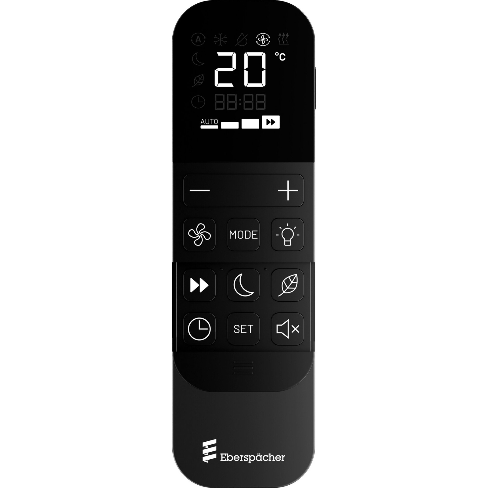 Eberspächer Infrarot-Fernbedienung für Breezonic Performance Klimaanlagen - schwarz, mit Display
