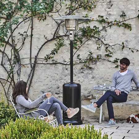 Carbon Garden Sun - Gasheizschirm 5-13kW 15m2 Schwarz