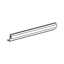 Frontprofil, weiß, Länge 2,6 m