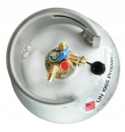 2 x ALUGAS Travel Mate 11kg (25l) OPD + DISH Fernbetankungsventil