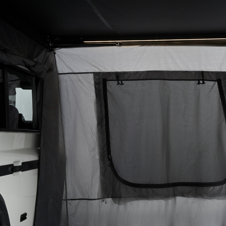 Horntools Seitenwände Horizon Straight Polyester Grau 200 cm