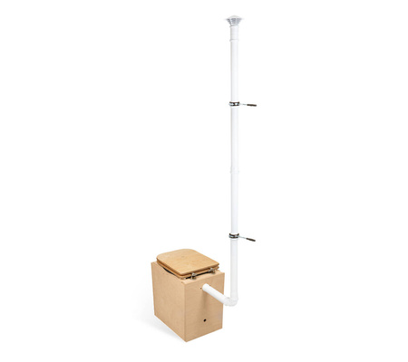 TROBOLO TeraBlœm - Trenntoilette aus Holz als Bausatz mit Holzsitz