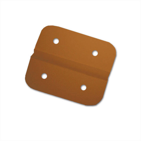Kunststoffscharnier 43 x 40 mm, braun