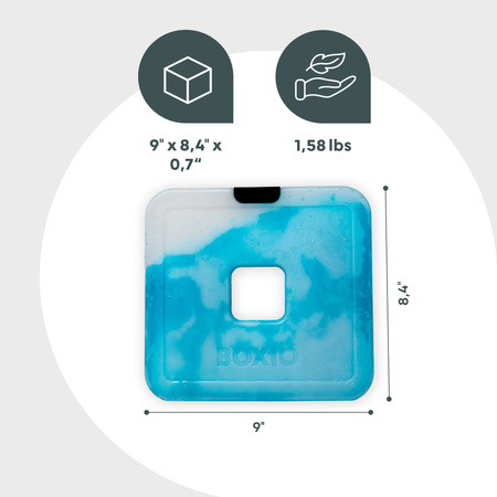 BOXIO COOL PACK - Kühlakku für die Kühlbox BOXIO COOL, 22,8 x 21,5 x 2 cm