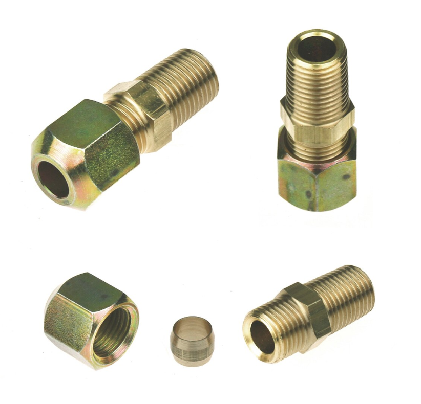 GasBank Reduzierstück G1/4 Zoll auf Rohr 8 mm