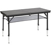 Brunner Dinemic Elùtop Campingtisch klappbar 124 x 70 cm - Aluminium, Wabenplatte, Höhe 56-85 cm