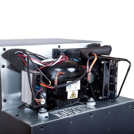 Yolco KL50D Einbau-Kompressorkühlschrank 44 l - Dual-Zone mit Gefrierfach, 12/24 V, Bluetooth, für Wohnmobil