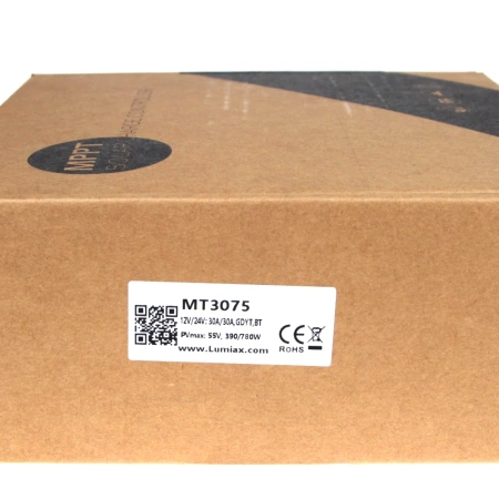 Laderegler für Photovoltaikmodule 30A Bluetooth Lumiax MPPT 12V-24V