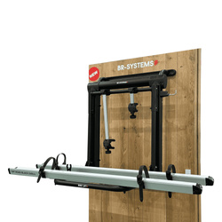 BR-SYSTEMS Fahrradträger Offroad Schwarz 60kg Aluminium Camper