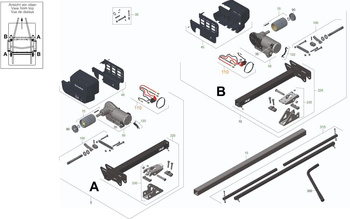 Komplettes Motoranschlusskabel 6 mm² 4 m für Mover SX