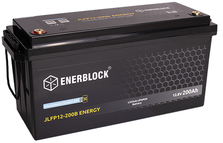 120AH LITHIUM LiFePO4 ENERBLOCK 12.8V Akku mit Heizmatte