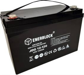 120AH Akumulator JDG-AGM-GEL Hybrid ENERBLOCK 12V
