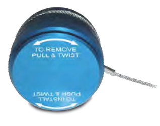 RegO Aluminiumkappe für 50 GPM männlichen Tanknippel