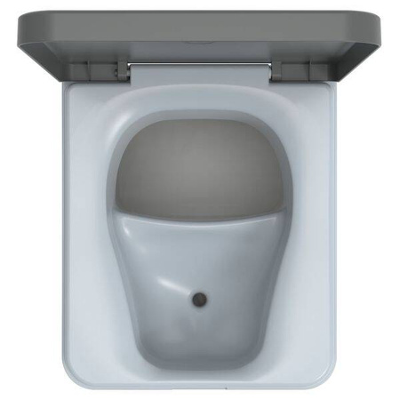 Trelino Evo L Trenntoilette Komposttoilette Anthrazit, 10 l / 10 l, Soft-Close, ohne Wasser und Chemie