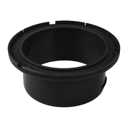 Autoterm Luftaustritt-Flansch Ø 90 mm, schwarz - Gehäuse ohne Gitter, für Heizung Air 4D