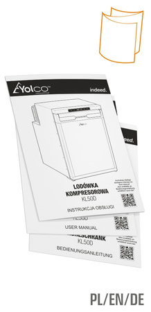 Yolco KL50D Einbau-Kompressorkühlschrank 44 l - Dual-Zone mit Gefrierfach, 12/24 V, Bluetooth, für Wohnmobil
