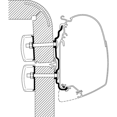 Adapter für Hymer Exsis / Hymer Camp bis Bj. 2011 zu TO Serie 5 und 8
