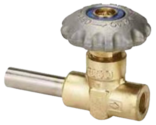 REGO T9464DA .675" O.D. Rohr ⅜"F.NPT-Kurzstiel-Kryogenik-Ventil