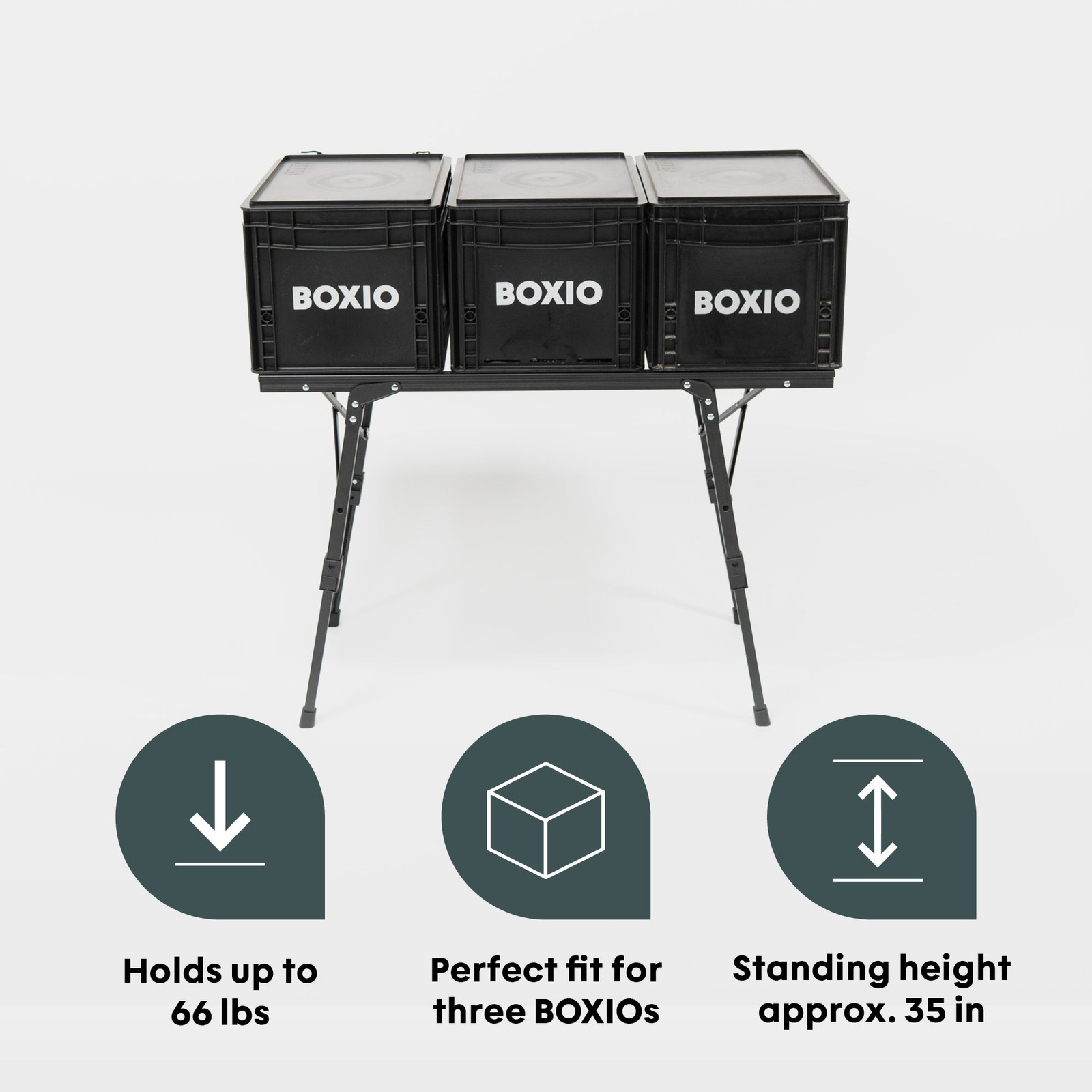Campingtisch BOXIO TABLE mit Euroboxen