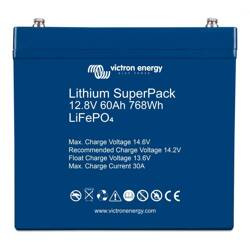 Lithium-SuperPack 12,8V/60Ah (M6) Victron-Batterie