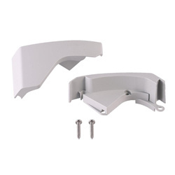 Frontblendenendkappen eloxiert TO 6300, Satz links und rechts