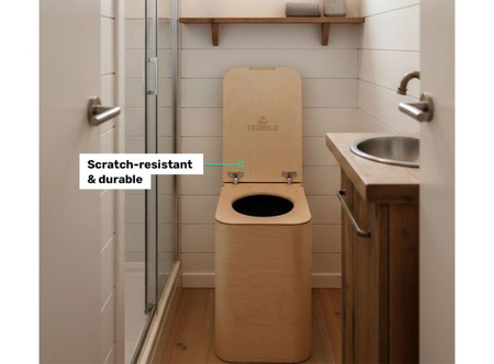 TROBOLO SilvaBlœm - Trenntoilette aus Holz, Naturholz