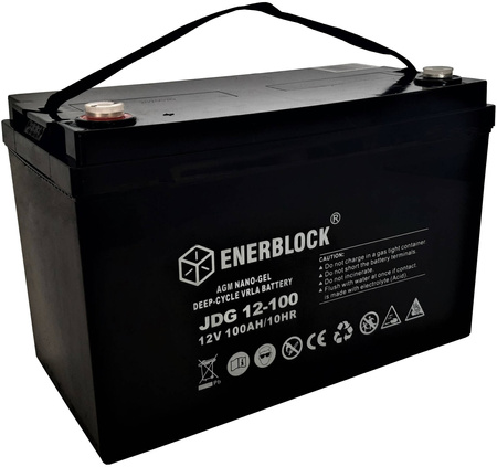 120AH LITHIUM LiFePO4 ENERBLOCK 12.8V Akku mit Heizmatte