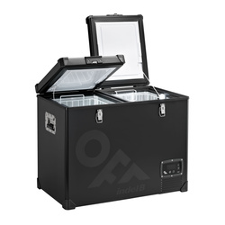 Indel B STEEL TB92DD 83L Kühl-/Gefrierkombination – Zweikammer-System mit Doppelthermostat