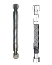 RegO 144" (3.60m) LNG 1" Schlauch Edelstahlanschlüsse - CHS-8-514-514-144