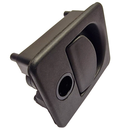 STS Außenschloss Kubus Schwarz 14x8x8 cm 140g