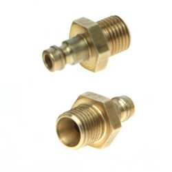 GasBank STN-Schnellkupplungsstecker G1/4" LH – für GOK-Grillschläuche und Gasanlagen