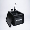 BOXIO WASH PLUS - mobiles Waschbecken im Euroboxformat mit Dusche, Spiegel und Reinigungsperlen