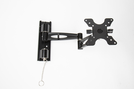 Carbest Simon Luxus 493983 TV-Halterung - Doppelarm 430 mm, schwarz glänzend, VESA 50/75/100, Bildschirme 15-20 Zoll, bis 10 kg