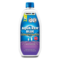 Thetford Aqua Kem Blue Lavendel Konzentrat 780 ml - Sanitärzusatz für den Fäkalientank von Kassetten- und tragbaren Toiletten