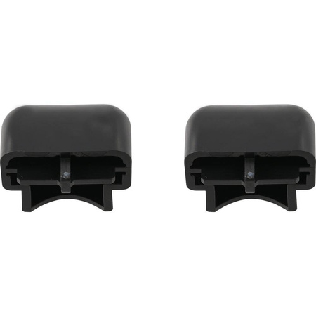 Endkappen, schwarz, Satz links und rechts