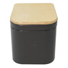 Trelino Origin M Trenntoilette Komposttoilette Anthrazit mit Holzdeckel, 5 l / 6,5 l, ohne Wasser und Chemie