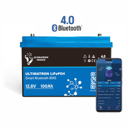 100 Ah ULTIMATRON LiFePO4 Smart BMS Batterie 12.8V