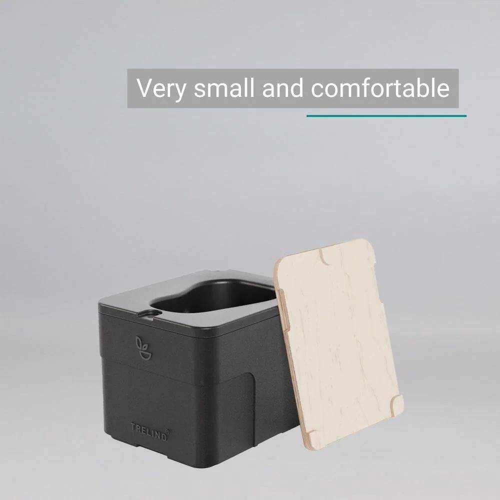 Trelino Origin XS Anthrazit mit Holzdeckel - Komposttoilette, Foto 2