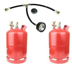 2x 6kg Stahlflasche mit 80% Ventil