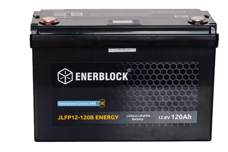 120AH LITHIUM LiFePO4 ENERBLOCK 12.8V Akku mit Heizmatte